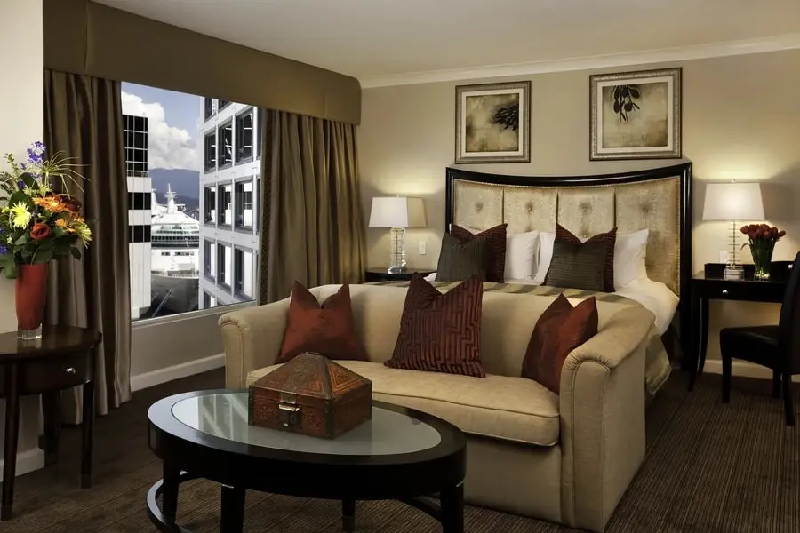 Skyco outfitted the Fairmont Hotel with custom drapery in the Van W suite.