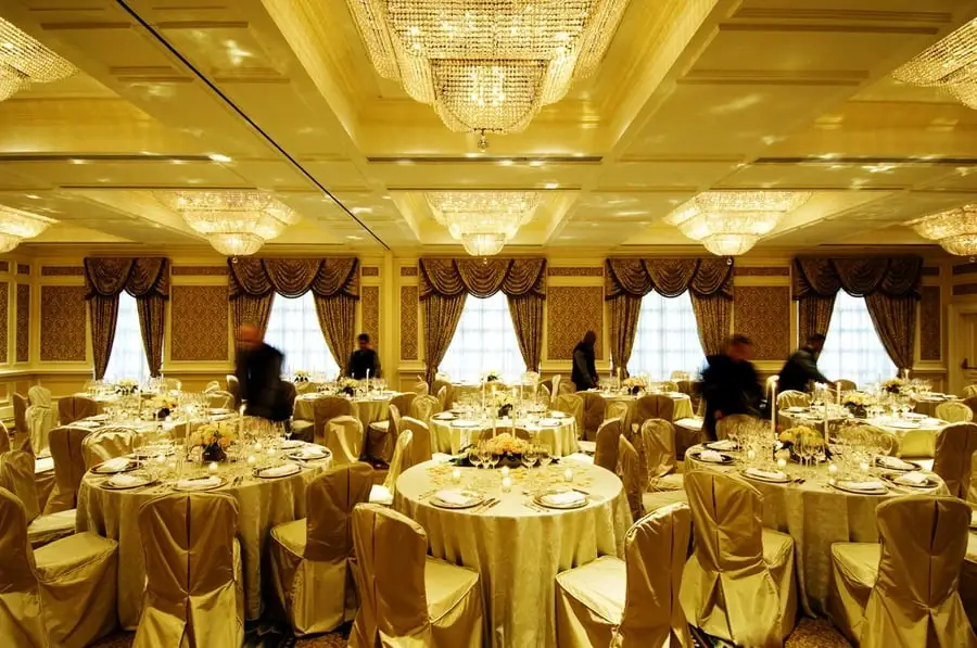 The Barclay's dining room. Skyco provided custom drapery for this client.